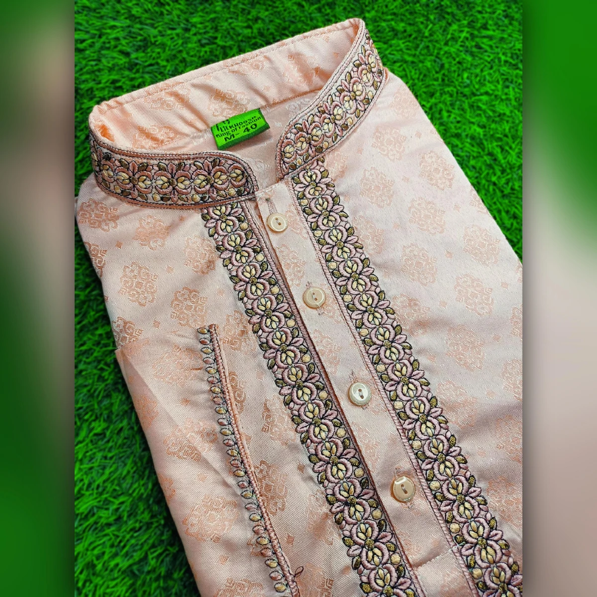 Soft Cotton Embroidery Panjabi