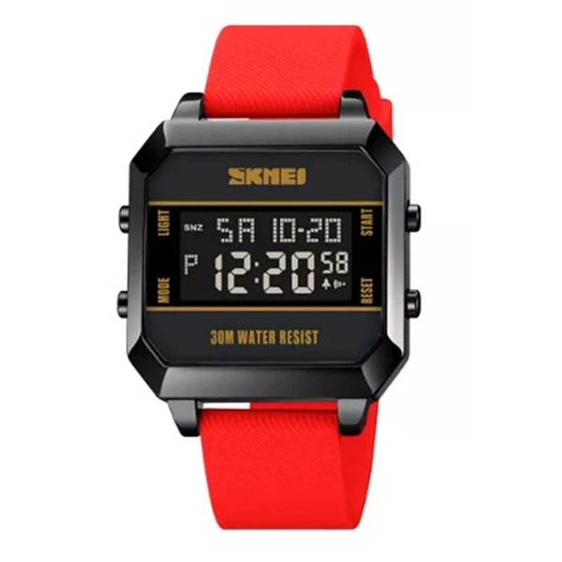 Sun glass And Watch Men - Red - ( Combo Pack )